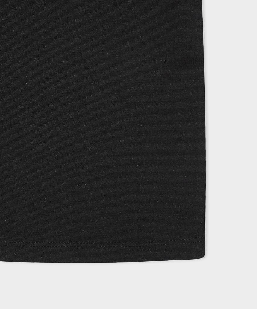 LEMAIN SECOND Semi Crew Neck Muscle Fit Plain Short Sleeve T-Shirt [Black]