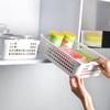 Practical Fashion Simple Household Plastic Hollow Desktop Storage Basket Snack Storage Basket Rectangular Sundries Storage Box Bathroom Rack Basket