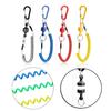 Fischen Magnetischer Kescher-Freigabehalter Sicherheitsleine Magnetischer Clip Kescher-Verbindungsstücke Schnalle Mit Spiralschnüren