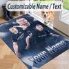 Custom Text Printed Rug Erling Haaland Non Slip Floor Carpet For Home Room Decor