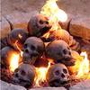 Halloween Party Decoration Props, Ceramic Handicrafts, Ovens, Ceramic Fireball Decorations