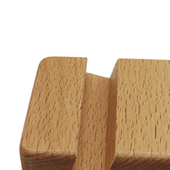 Mobile Phone Holder Multifunctional Anti-slip Steady Universal Wooden Smartphone Support Portable Beech Wood