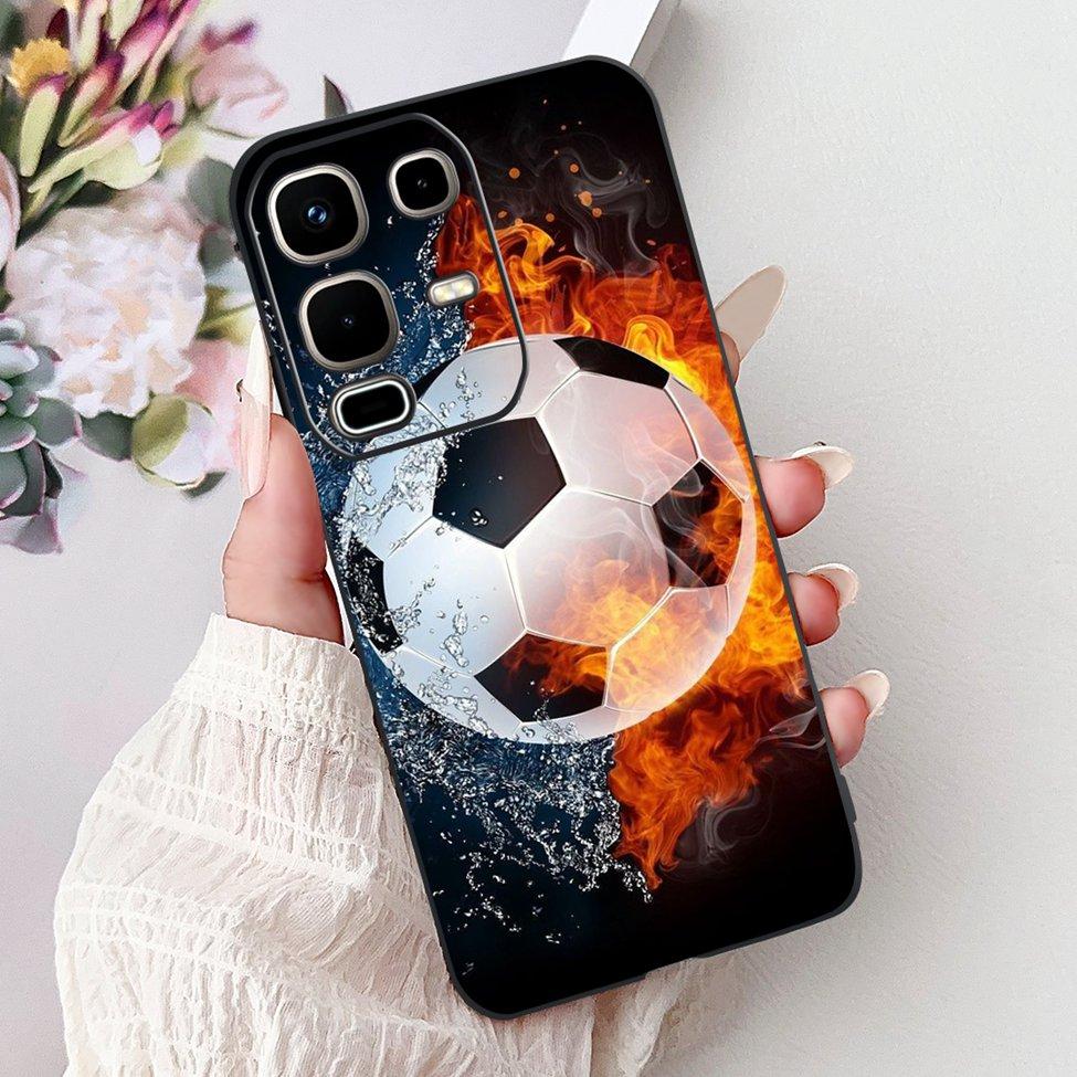 Per Infinix Note 50s X6870 Cover Posteriore Per Infinix Note 50s 5G Custodia Silicone Moda Lusso Fiori Gatto Carino Dipinto Divertente Paraurti