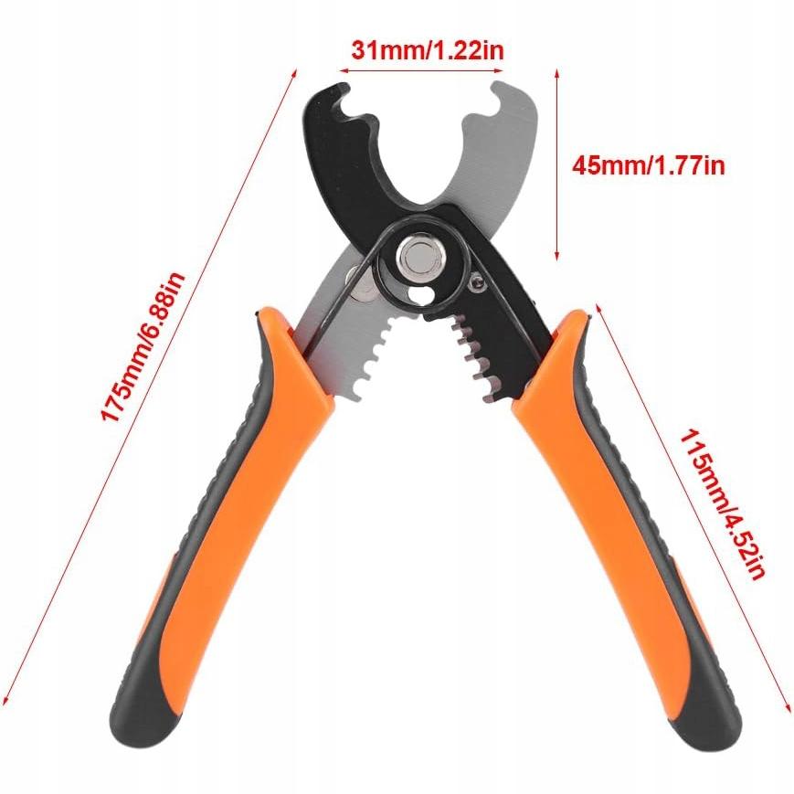 Wire Cutters and Strippers 0.2 Mm-6 Mm
