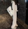 Autumn European Lazy Style Zippered Hooded Cardigan Sweater Set for Women