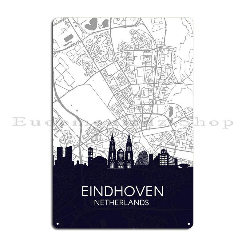 

Eindhoven Netherlands Metal Signs Cinema Personalized Garage Design Create Tin Sign Poster 20x30cm（7.8x11.8inch）