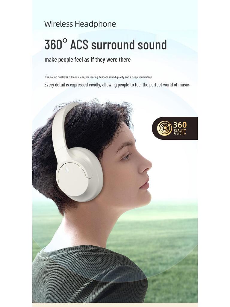 Universal Over-Ear Noise-Cancelling Wireless Bluetooth Headphones