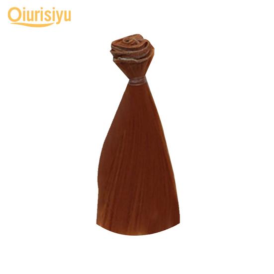 

Густе натуральне пряме волосся Перука Лялька Іграшка Шиньон Аксесуари Дитячий подарунок 7#