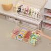 Hair Accessories Organizer Acrylic Storage Box Clear Hair Tie Organizer for Headband Cosmetic Storage Box Desk Jewelry Organizer