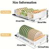 1pc Drawer Dish Rack, Pull Out Organiser, Slide Out Dish Organiser, Kitchenware, Cabinet Organiser, Home Organising and Storage Supplies