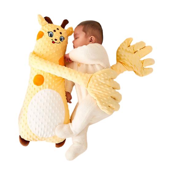 Cuscino per Mano Rilassante per il Sonno del Bambino con Modalità di Accarezzamento Regolabili Cuscino Accarezzante Succhietto Morbido Peluche Compagno di Coccole per Asilo Nido Ora della Nanna Viaggi Uso Ospedaliero