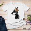 Doberman Pinscher Dog Wearing Crown Unisex T-shirt