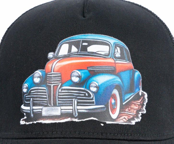 Retro Ride Trucker Cap Men Women Breathable Mesh Adjustable Baseball Hat
