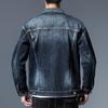 2024 Autumn New European And American Style Men'S Denim Jacket Top Casual Versatile Jacket