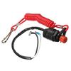 Boat Motor Emergency Kill Stop Switch for Yamaha /Tohatsu Outboard Stop Kill Switch Cut Off Switches with Safety Tether