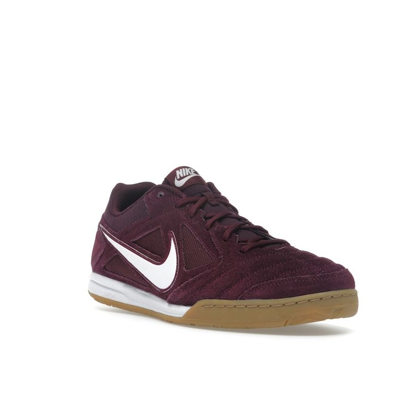 Nike Gato Bordeaux Gum Unisex Sneakers Red White Gum-Light-Brown HQ6020-600