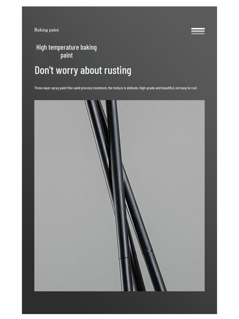 Nordic Modern Three-Legged Floor Lamp - Elegant Minimalist Lighting for Living Room, Bedroom, or Homestay.