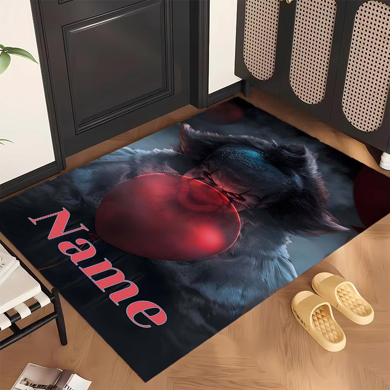 Pennywise (14) Personalizowany dywanik biurowy z imieniem Stylowa dekoracja do salonu, sypialni, kuchni