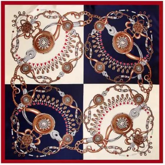 New Oil Painting Floral Print Women Silk Scarf Large Square Scarves Female Bandana Fashion Ladies Hijab Kerchief Scarves