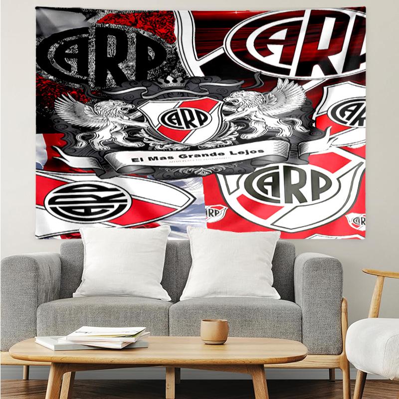 Club Atlético River Plate Tapestry for Bedroom Aesthetic Classroom Tapestries Wall Hanging for Living Room Dorm Office,Ideal Creative Gift