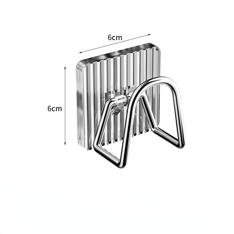 Küchenorganisator aus Edelstahl, multifunktionaler Haken, Waschbecken, Wandablaufregal