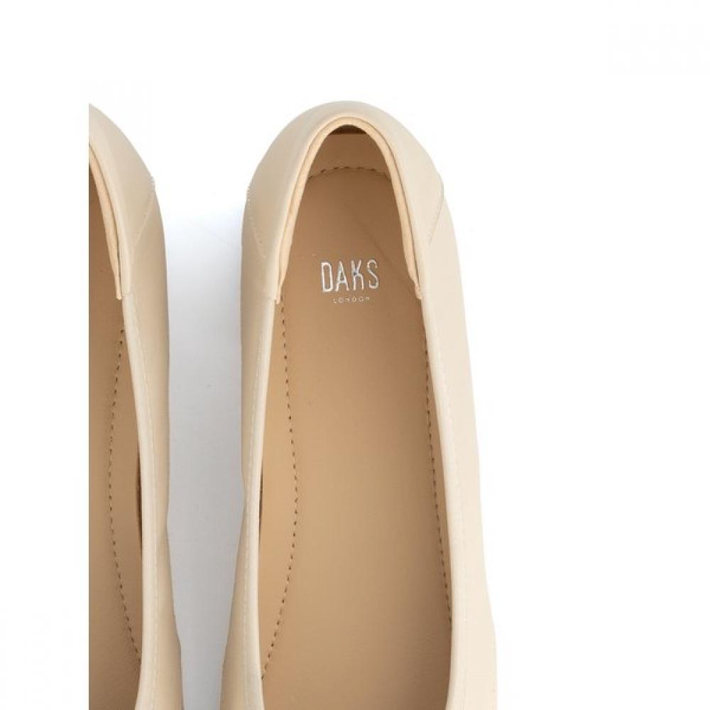 DakS Women S Comfort Flat ShoeS 3.5cm Ribbon Decor drS602lS35 Ivory