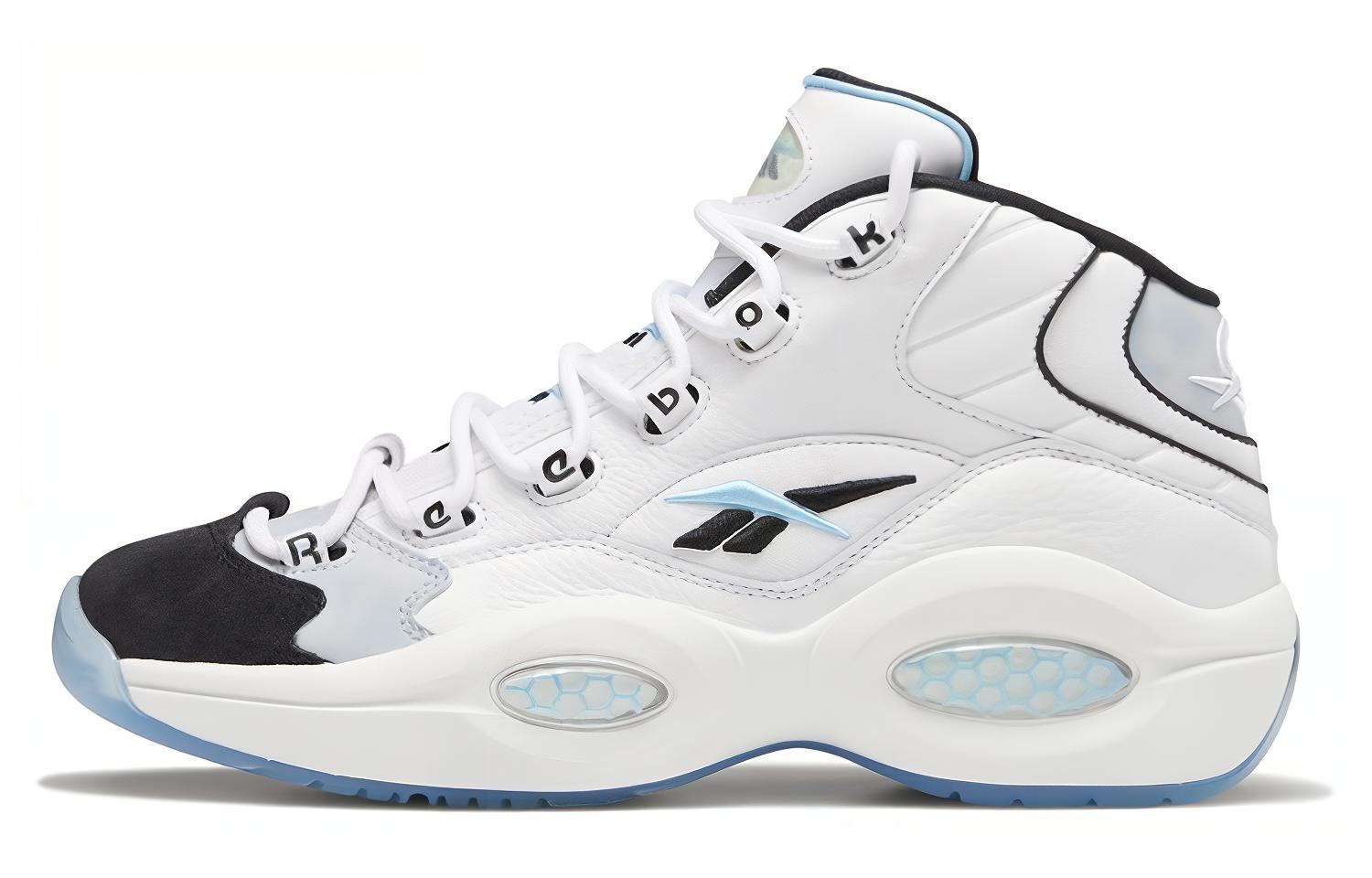 Question Anuel Aa x Question Reebok Mid Double Toe  Caribbean Sky  IF7394 43