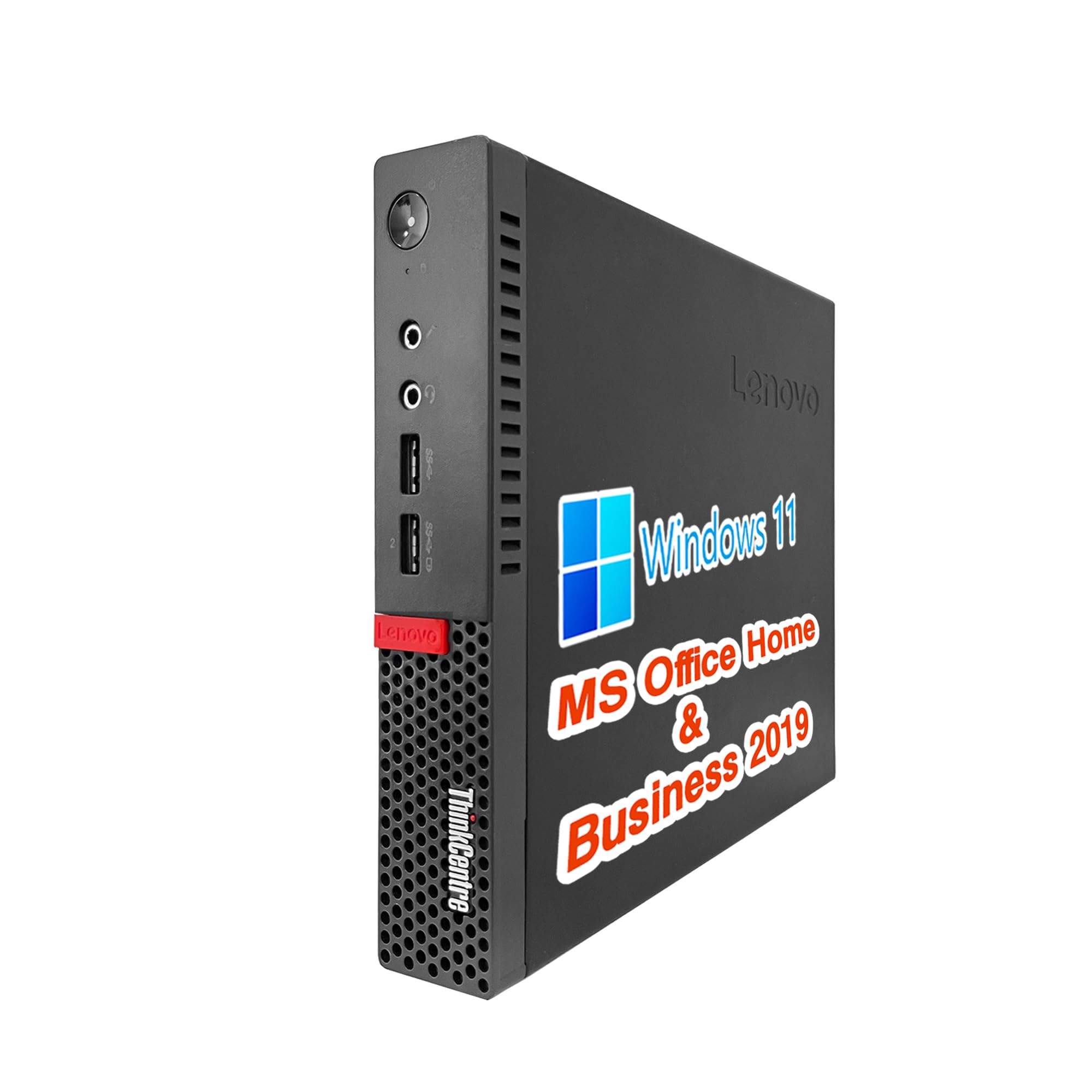 

ThinkCentre Mini PC M710Q Core Win11 Pro MS Office 2019 wajun WIFI Bluetooth DVD 8GB Large 1TB SSD [Refurbished] / i3-7100T / / H&B / / / / /