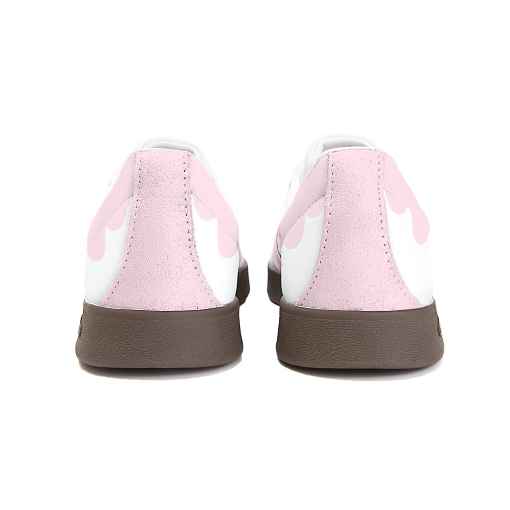 adidas Tênis de Skate VL COURT 2.0 Unissex Cano Baixo Rosa/Branco ID6015(Equipe914- )