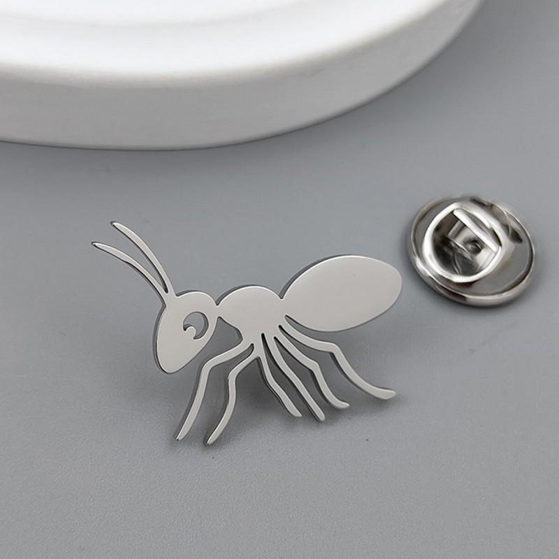 

Personalized Big Ant Brooch Cufflinks European American Insect Accessories Temperament Versatile Male Female Jewelry 14k