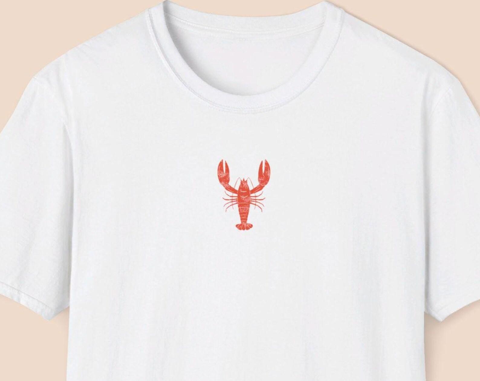 Lobster Shirt, Maine Lobster Tshirt, Lobster Gift Ideas, Vintage Maine Shirt, Maine Gift Ideas, Women and Men Tshirt with Lobster L