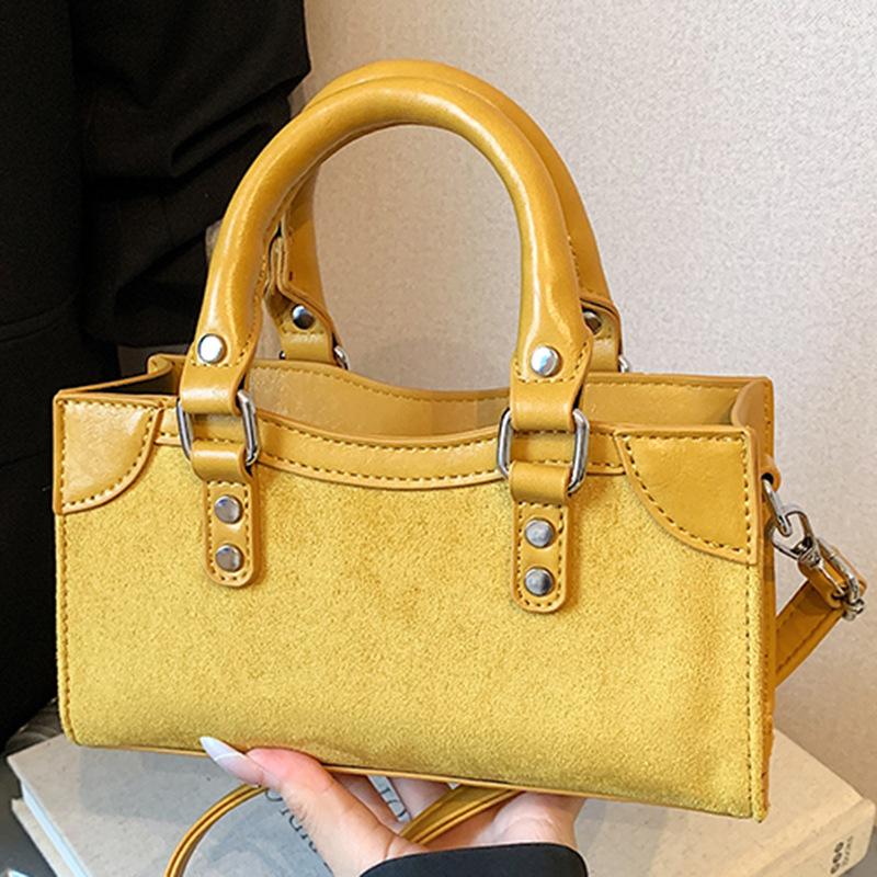Summer Fashion Hand-held Trendy Bag Simple Small Square Bag High-quality Single-shoulder Crossbody Bag High Appearance Level