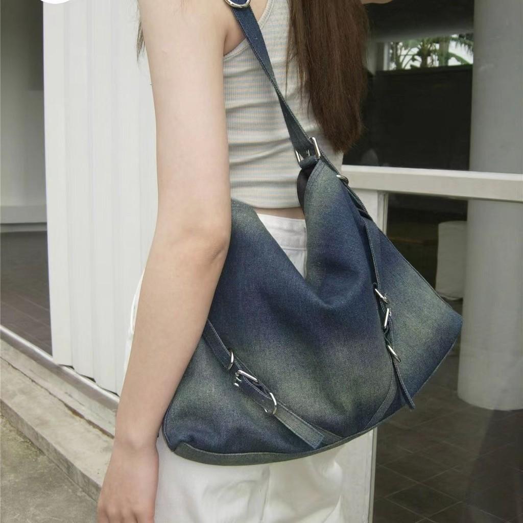 

IELGY Женская сумка-шоппер в стиле ретро с диагональной застежкой на одно плечо, вместительная, универсальная повседневная сумка-тоут на одно плечо, сумка подмышкой.