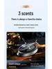 Solar-Powered Rotating Car Essential Oil Air Freshener Ornament