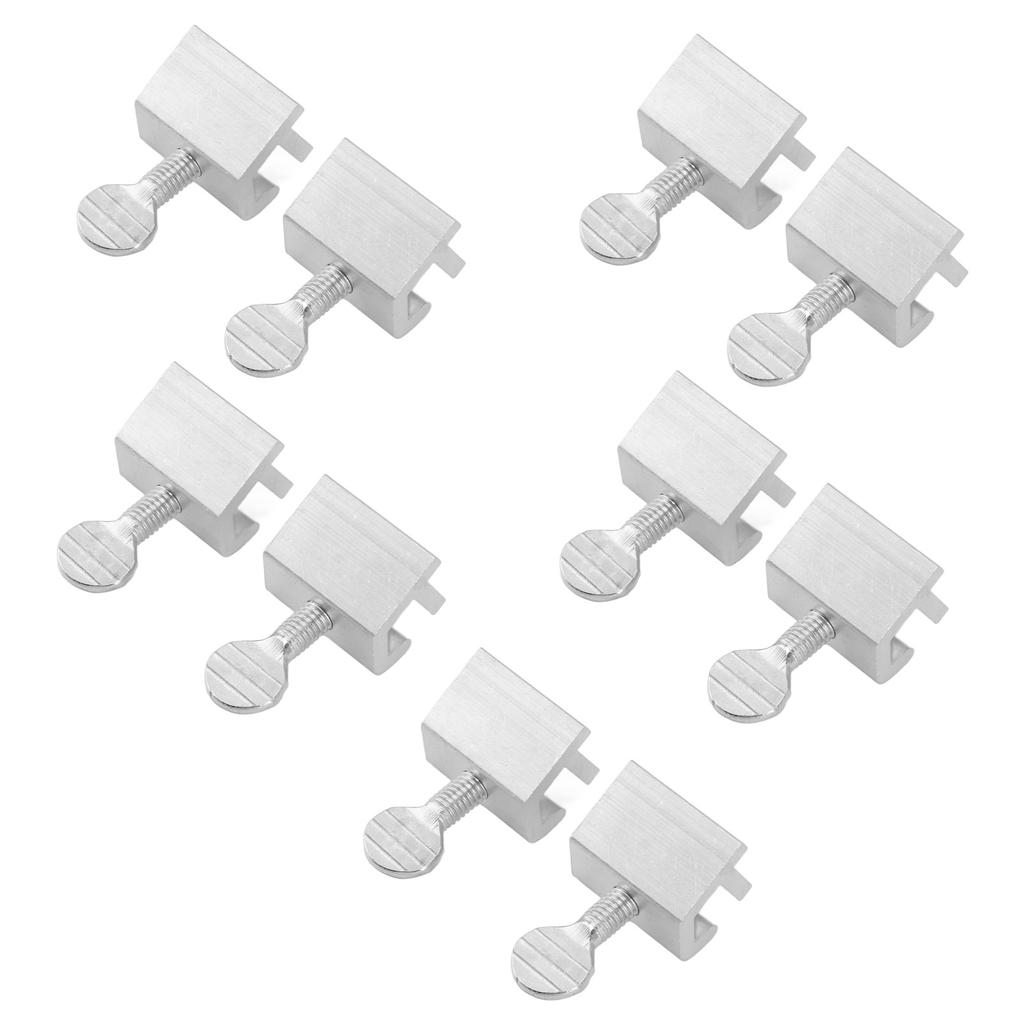 10 Stück Schiebefenster-Sicherheitsschloss Sicherheitstürstopper Sicherheitsschloss Bohrfreie Installation Diebstahlschutz