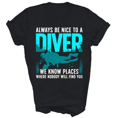 Tauchen Open Water Ocean Diver Liebhaber Unisex T-Shirt Geschenk