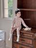 Children's 2025 Pure Cotton Autumn Pajama Set - Unisex Cartoon Print Warm Home Wear