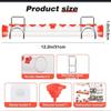 Window Hummingbird Water Feeder Single Row Flower Long Tube Hummingbird Bird Feeder