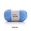 Ruyi Bird Little Bean Snow Chenille Yarn for DIY Crochet Doll - Cute Ice Stripe Yarn Ball