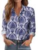 Women's Shirt Printed Floral Loose Shirt Women's Top