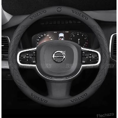 Car High-End Leather Anti-slip Steering Wheel Cover For Volvo XC40 XC60 XC70 XC90 C30 C70 S40 S60 S80 S90 V40 V50 V60 V70 V90