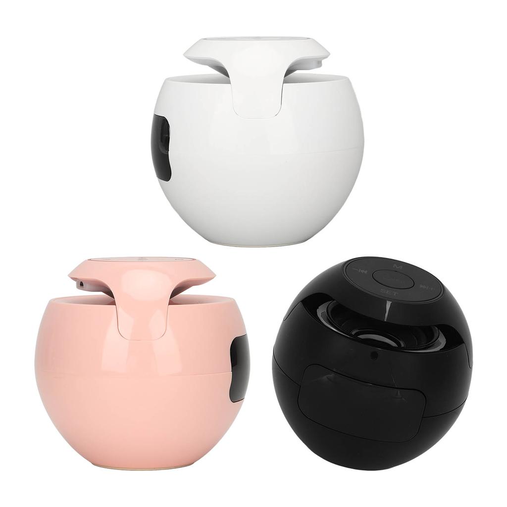 Bluetooth Alarm Clock Speaker Colorful Mini Portable Household Wireless FM Radio With Voice Announce