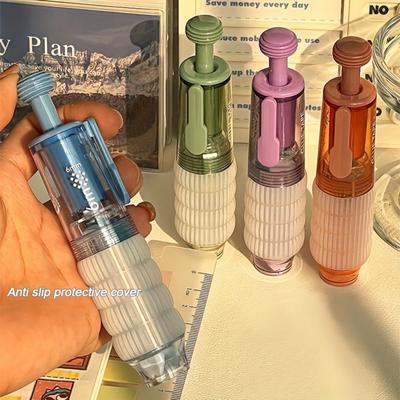 1PC Retractable Double-sided Tape Set, Made of PE Material, Not Waterproof, for Scrapbooks.