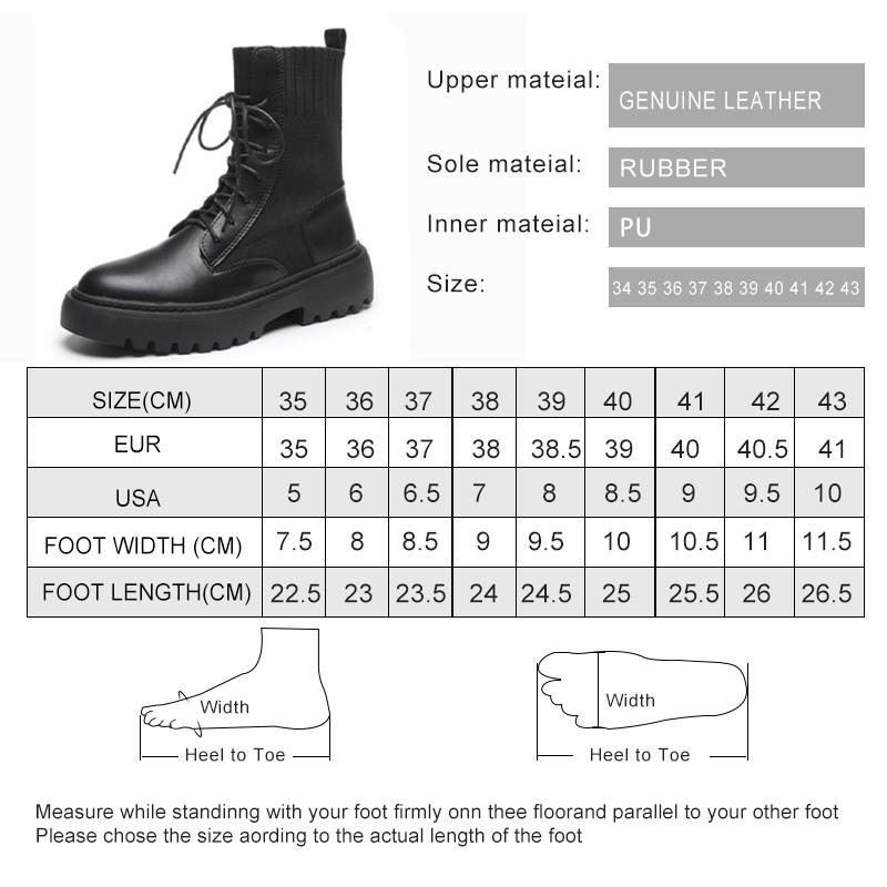 Fashion AIYUQI Women Winter Boots Shoes Genuine Leather Flat Fur Ankle Boots Women Platform Fashion Women's Socks Boots