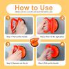 Car Dent Removal Tool Suction Cup Puller 2 Inch Body Repair Kit Glass Suction For Auto Dent Repair Black Orange