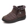 Fashion Women's Plus Size Winter Snow Boots Comfort Faux Fur Lined Warm Cotton Shoes Zipper Thick Sole Waterproof Ankle Botas Mujer 2025
