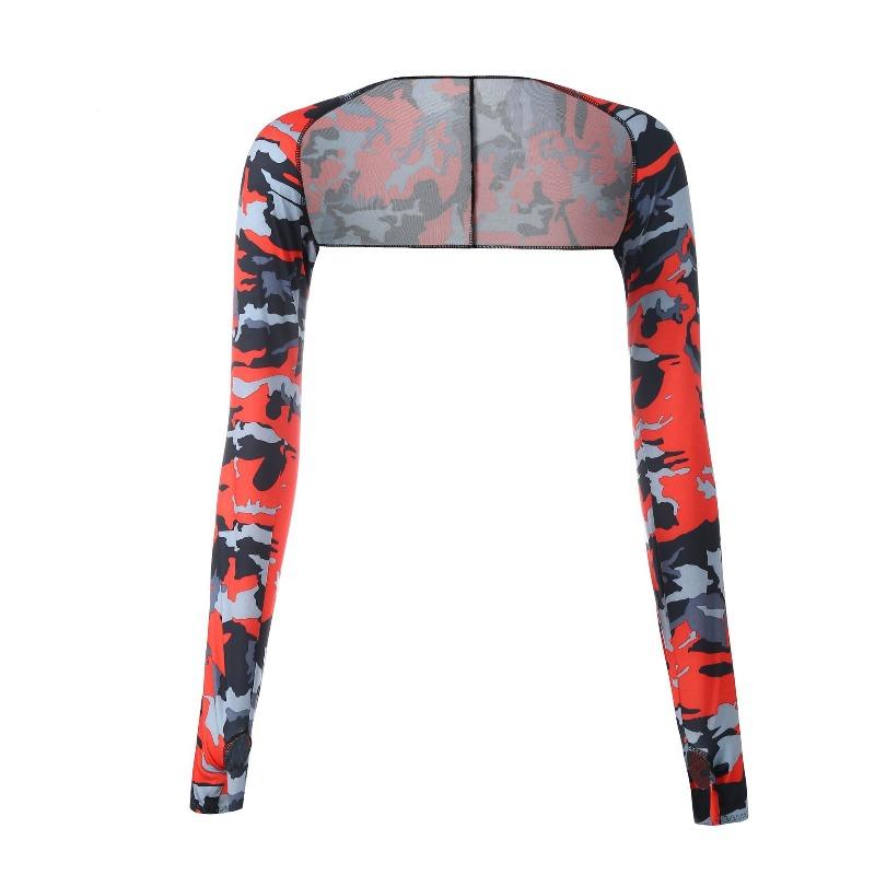Outdoor golf sports shawl summer thin driving neck sunscreen one-piece shoulder sleeve cycling sunshade sleeve