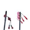 Flower Wooden Hair Stick Tassel Hanfu Hairpin Classical   Cheongsam Accessories