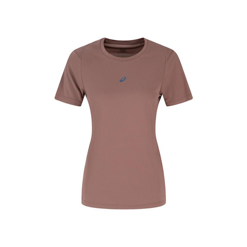 Asics Comfortable Pullover Round Neck Short Sleeve T-Shirt Women Tops Pink 2012D257-700