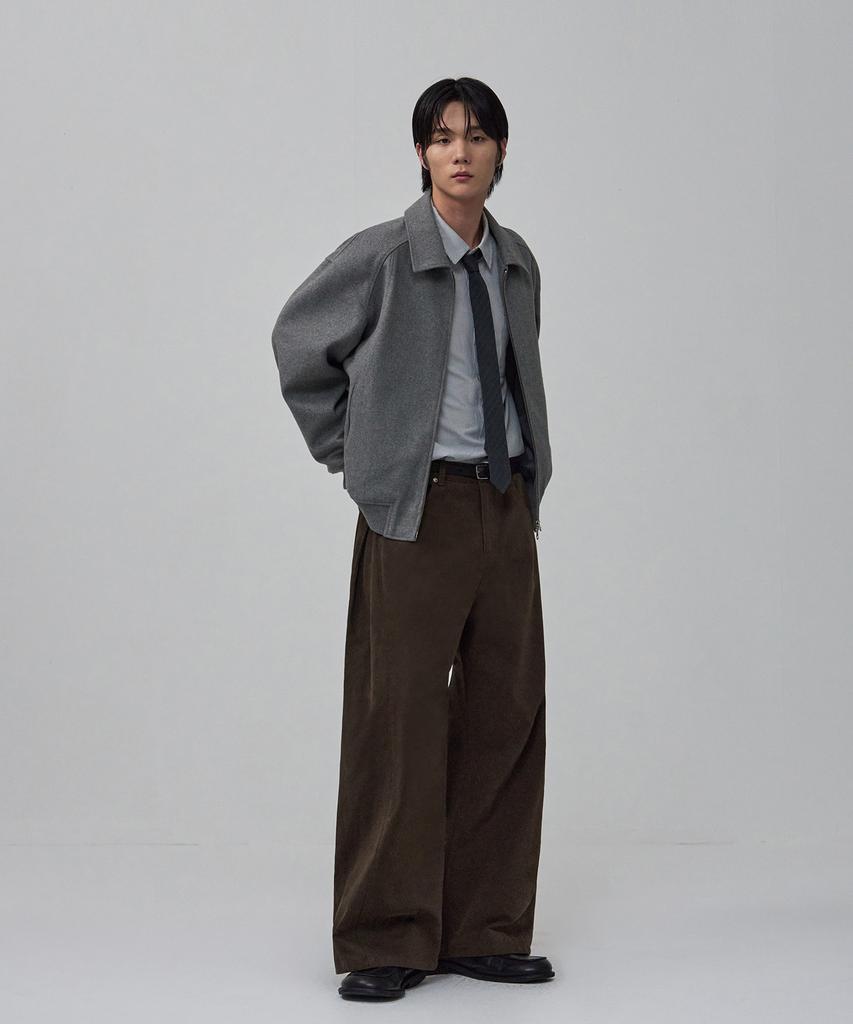 Awodeijeu Side Tuck Washed Cotton Chino Pants [3 Colors]